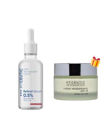 HTCEUTIC OFFRE SERUM RETINOL 0.5 % + CREME REGENERANTE 50ML OFFERT