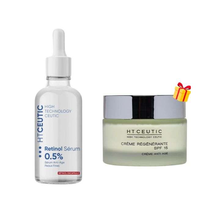 HTCEUTIC OFFRE SERUM RETINOL 0.5 % + CREME REGENERANTE 50ML OFFERT