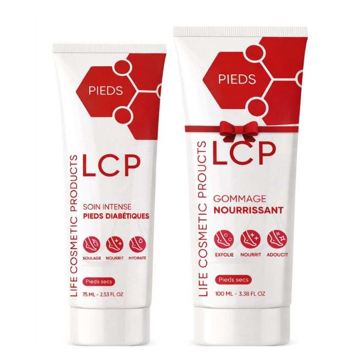 LCP PACK PIED SEC CREME ANTI COLLOSITES 75 ML + GOMMAGE NOURISSANT 100 ML OFFERT