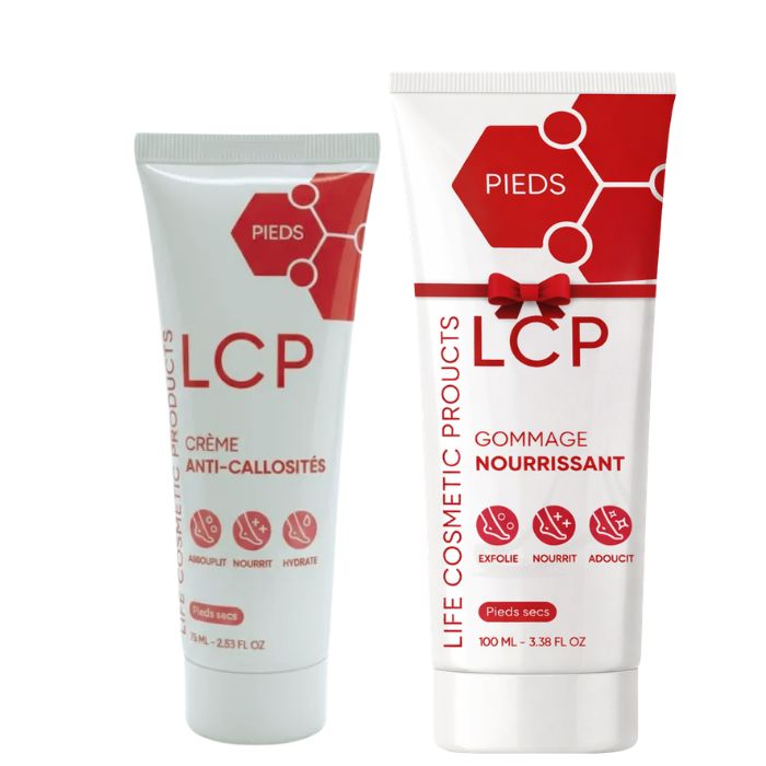 LCP PACK PIED SEC CREME ANTI COLLOSITES 75 ML + GOMMAGE NOURISSANT 100 ML OFFERT