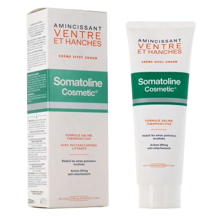 SOMATOLINE COSMETICVENTRE ET HANCHES CREME EFFET CHAUD 250 ML