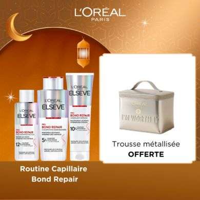 ELSEVE ROUTINE CAPILLAIRE BOND REPAIR + TROUSSE ELSEVE OFFERTE