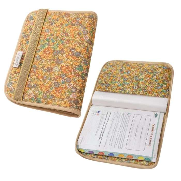 BAMBIDOU PROTEGE CARNET DE SANTE LIBERTY ORANGE