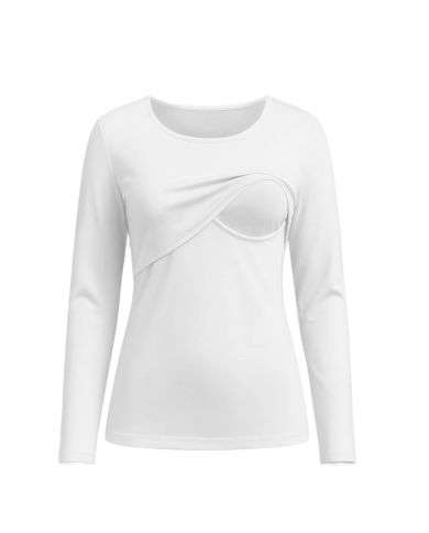 BAMBIDOU PULL ALLAITEMENT MANCHES LONGUES BLANC