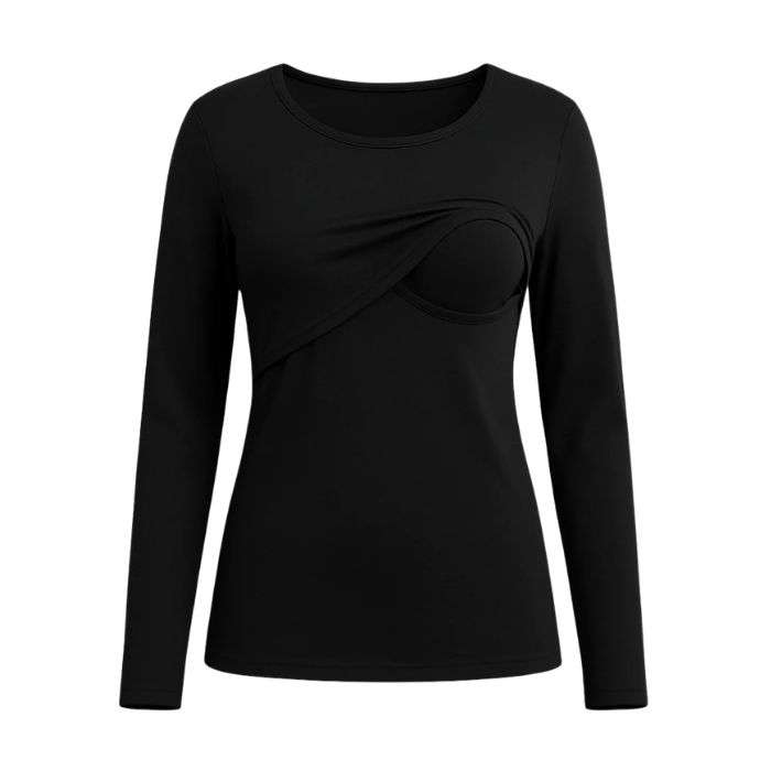 BAMBIDOU PULL ALLAITEMENT MANCHES LONGUES NOIR