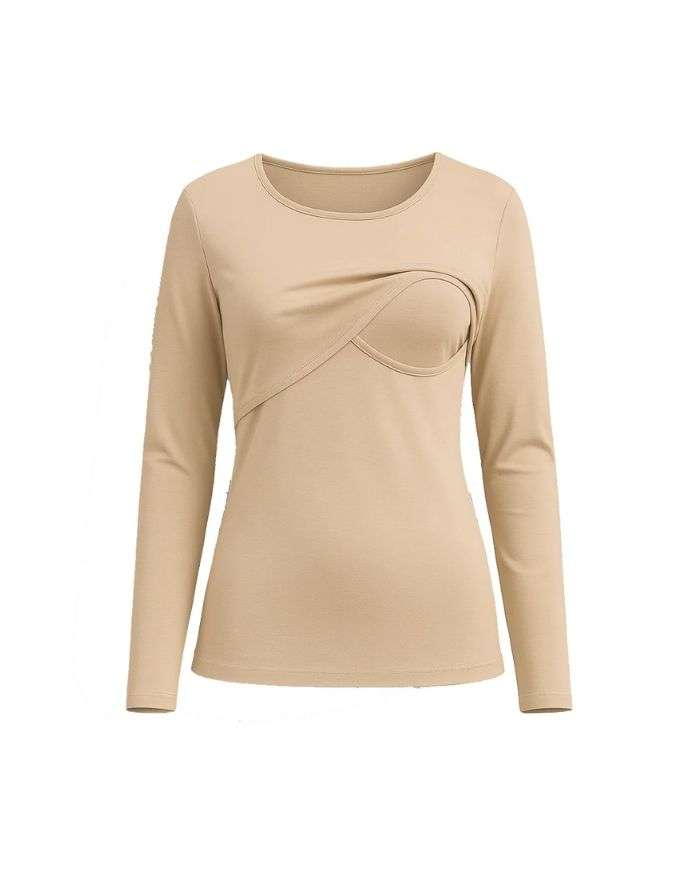 BAMBIDOU PULL ALLAITEMENT MANCHES LONGUES BEIGE