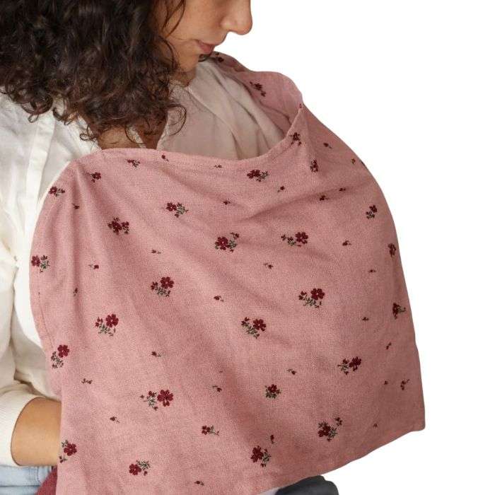 BAMBIDOU TABLIER ALLAITEMENT GAZE ROSE