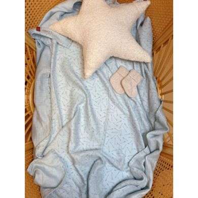 BAMBIDOU MAXI LANGE 100CM X 100CM NUAGE DE FLECHES