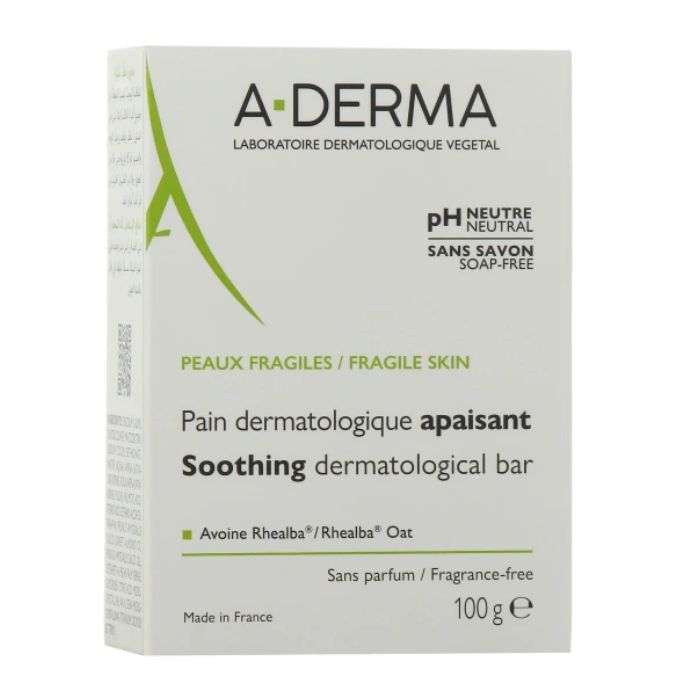 ADERMA PAIN DERMATOLOGIQUE APAISANT LAIT D'AVOIN 100G