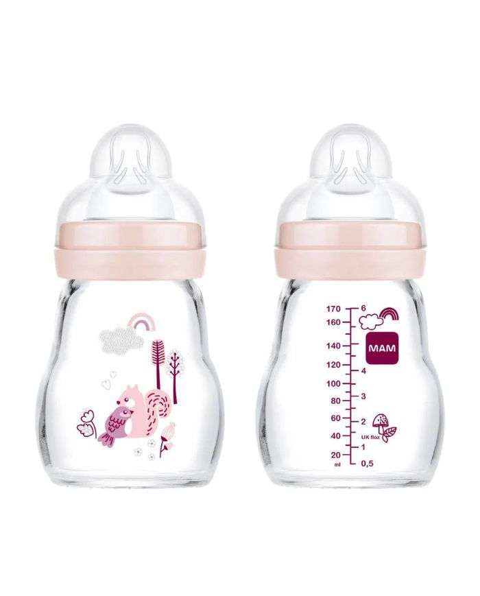 MAM BIBERON EN VERRE FEEL GOOD 170 ML 0 MOIS +