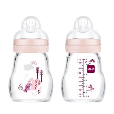 MAM BIBERON EN VERRE FEEL GOOD 170 ML 0 MOIS +