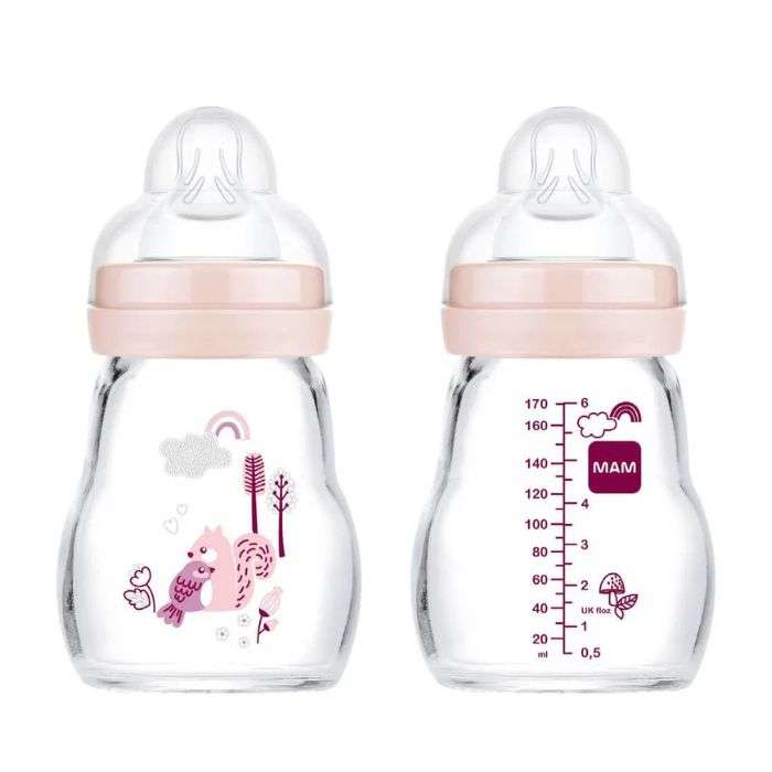 MAM BIBERON EN VERRE FEEL GOOD 170 ML 0 MOIS +