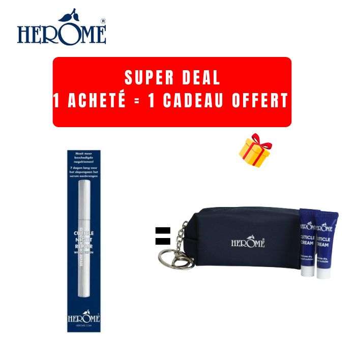 HEROME SOIN REGENERANT CUTICULES STYLO MAGIQUE + MINI TROUSSE + 2 MINI SOINS CUTICULES OFFERTS