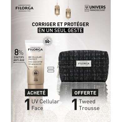 FILORGA OFFRE UV CELLULAR PROTECT CREME SOLAIRE ANTI AGE SPF 50+ 125ML + TROUSSE OFFERTE