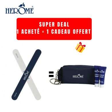 HEROME OFFRE POLISSOIR 2 PHASES + MINI TROUSSE + 2 MINI CUTICULES OFFERTS