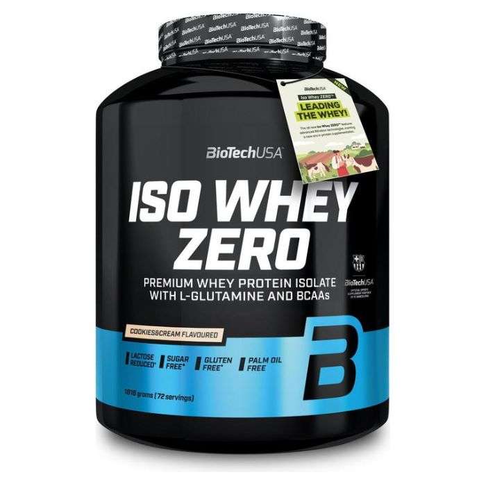 BIOTECHUSA ISO WHEY ZERO COOKIE AND CREAM FLAVOURED 1816 G