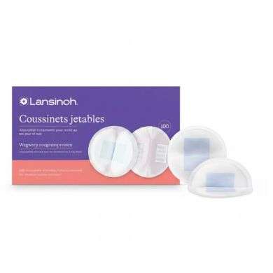 LANSINOH COUSSINETS ALLAITEMENTS JETABLES 100 PIECES