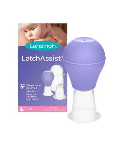 LANSINOH POIRE A MAMELON LATCH ASSIST 2 TAILLES