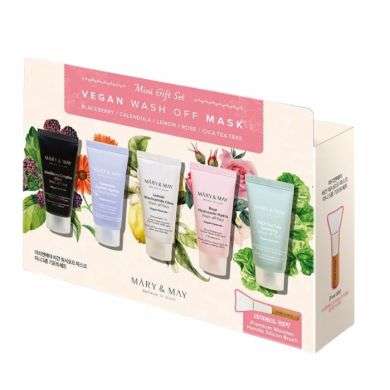 MARY ET MAY MINI GIFT SET MASQUE VEGAN A RINCER