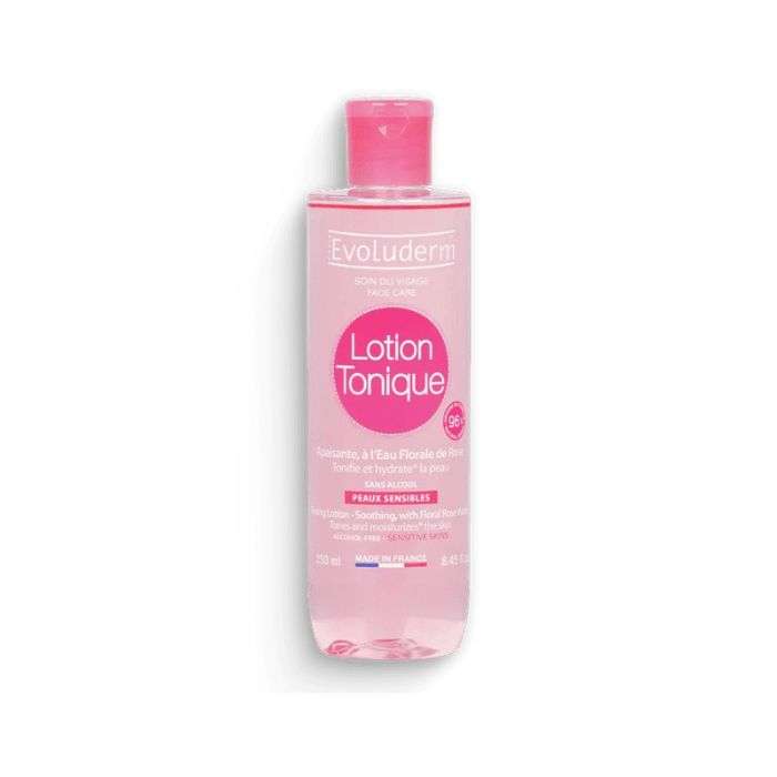 EVOLUDERM LOTION TONIQUE APAISANTE EAU DE ROSE 250ML