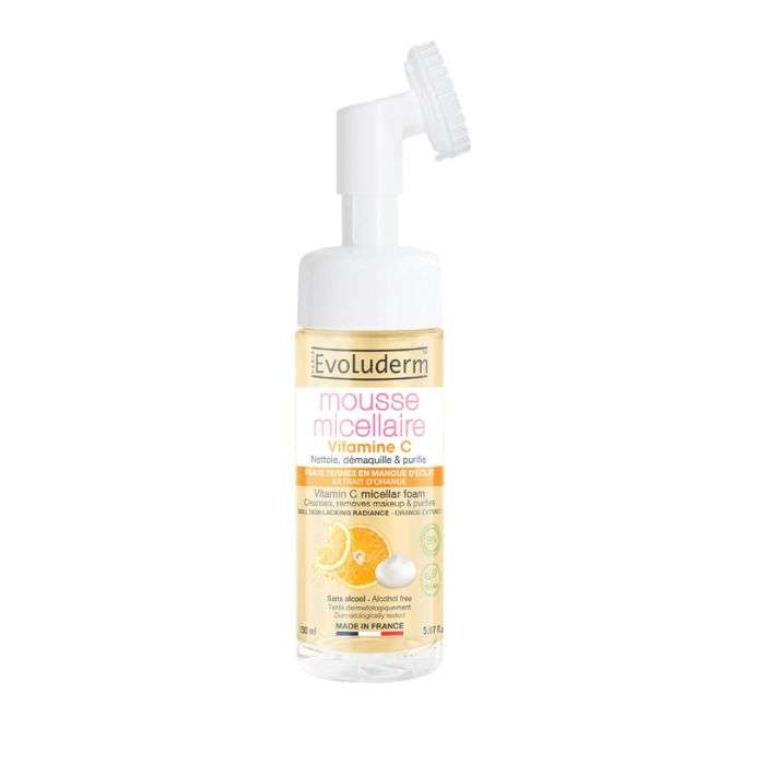 EVOLUDERM MOUSSE MICELLAIRE VITAMINE C 150ML