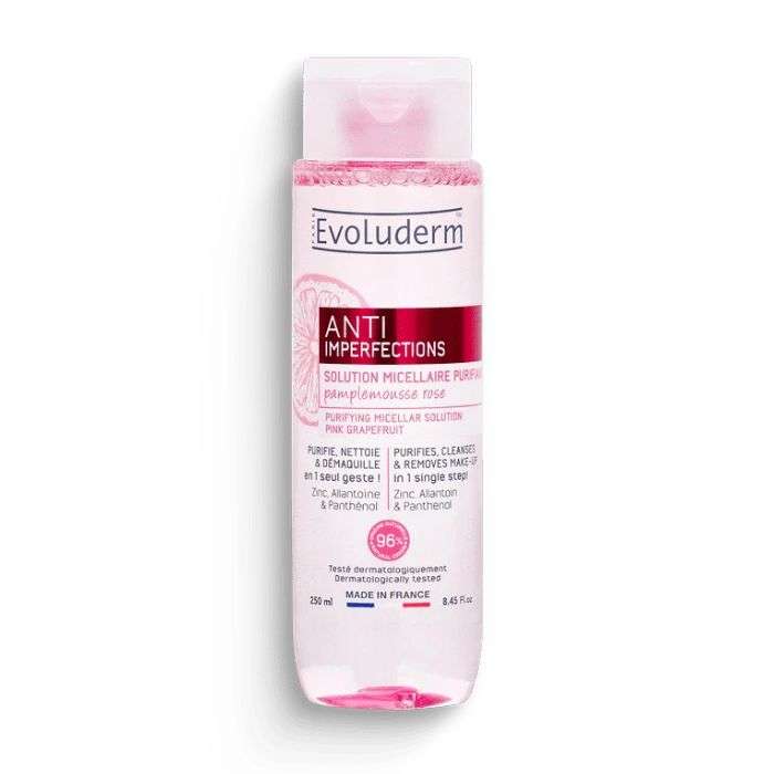 EVOLUDERM SOLUTION MICELLAIRE PURIFIANTE ANTI IMPERFECTIONS 250ML