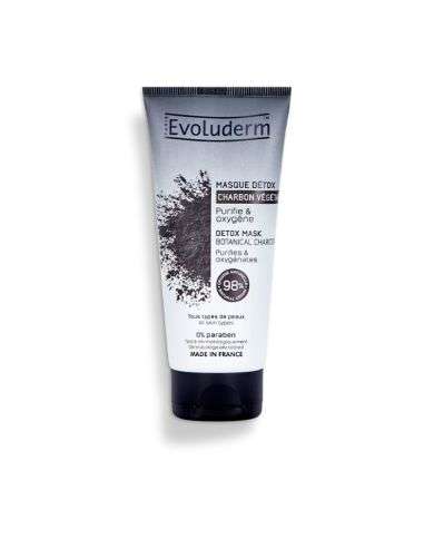 EVOLUDERM MASQUE DETOX CHARBON VEGETAL 100ML