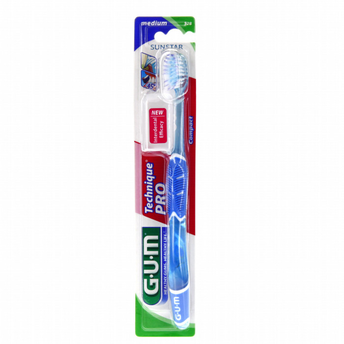 GUM Brosse à dents Technique PRO compact n°528 medium