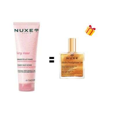 NUXE VERY ROSE GOMMAGE ECLAT VISAGE 75ML