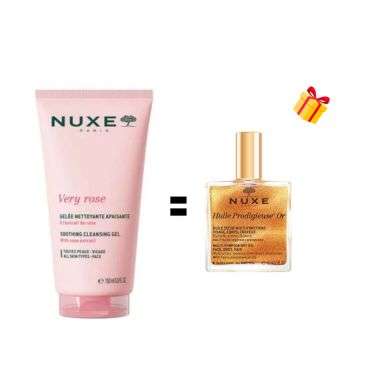 NUXE VERY ROSE GELEE NETTOYANTE APAISANTE 150ML