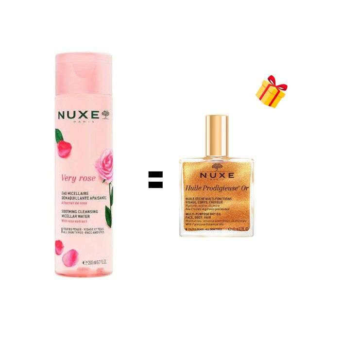 NUXE VERY ROSE EAU MICELLAIRE DEMAQUILLANTE APAISANTE 200 ML