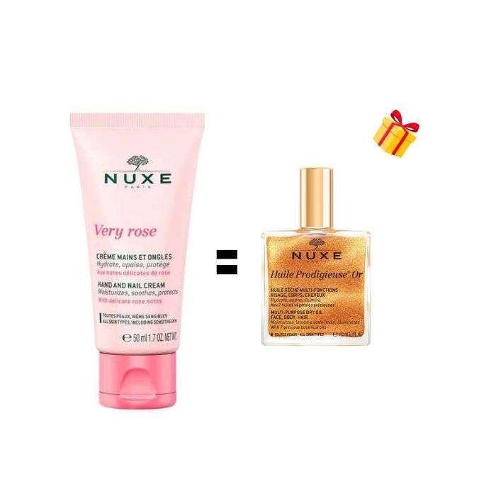 NUXE VERY ROSE CREME MAINS ET ONGLES 50ML