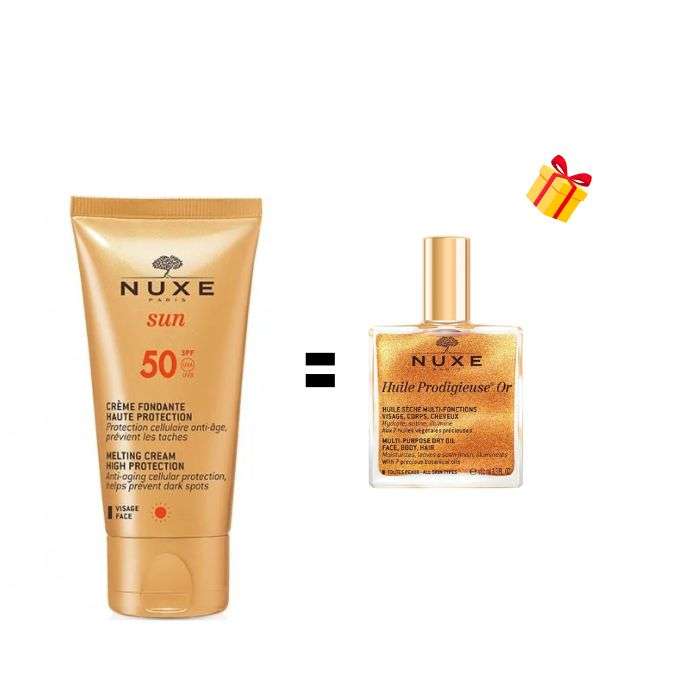 NUXE SUN CREME FONDANTE HAUTE PROTECTION SPF 50 AUX FLEURS D'EAU ET DE SOLEIL 50 ML