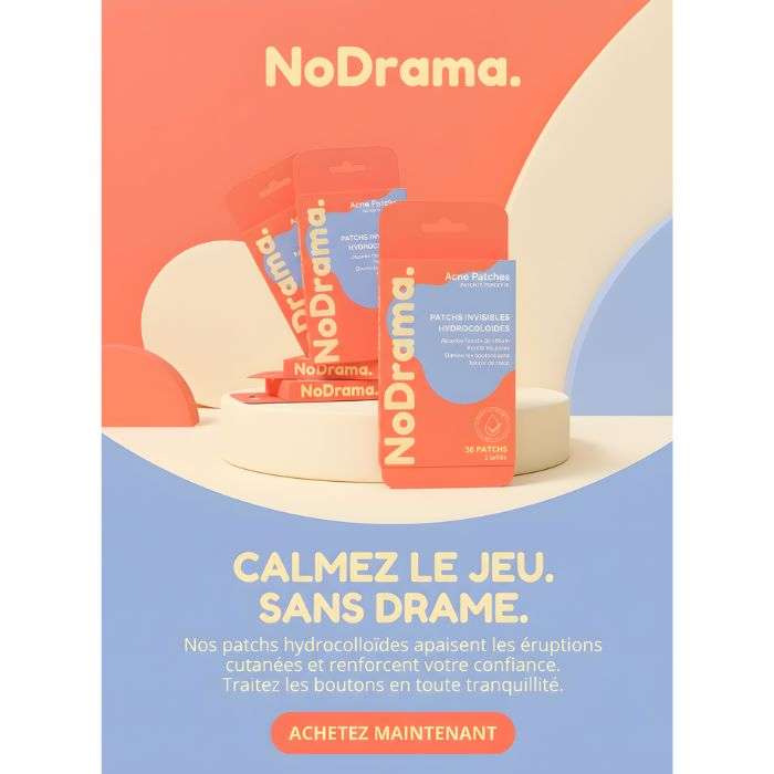 NODRAMA ACNE PATCHES 36 PATCHS 2 TAILLES