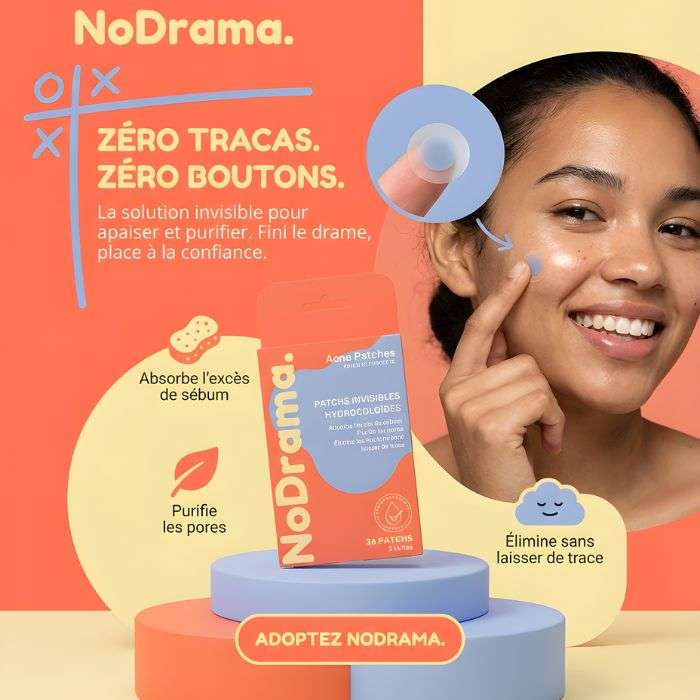 NODRAMA ACNE PATCHES 36 PATCHS 2 TAILLES