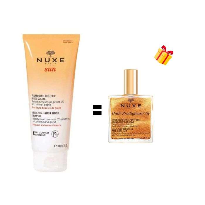 NUXE SUN SHAMPOOING DOUCHE APRES SOLEIL 200 ML