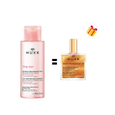 NUXE VERY ROSE EAU MICELLAIRE APAISANTE 3 EN 1 400 ML