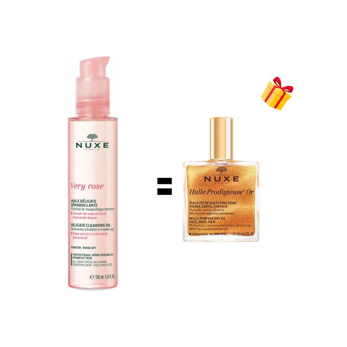 NUXE VERY ROSE HUILE DELICATE DEMAQUILLANTE 150 ML