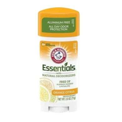 ARM AND HAMMER ESSENTIALS DEODORANT CITRON ORANGE 71 G