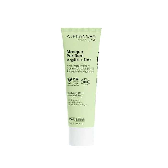 ALPHANOVA MASQUE PURIFIANT ARGILE + ZINC 50ML