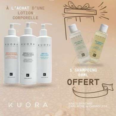 KUORA LOTION POUR CORPS VITAMINE C 400 ML