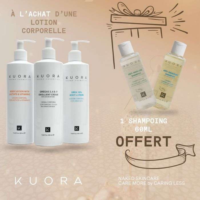 KUORA LOTION HYDRATANTE CORPS POUR BEBES AU BEURRE DE KARITE 400 ML