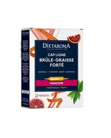 DIETAROMA CAP LIGNE BRULE GRAISSE FORTE BIO 20 AMPOULES
