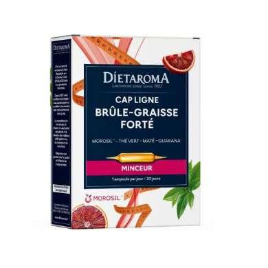 DIETAROMA CAP LIGNE BRULE GRAISSE FORTE BIO 20 AMPOULES