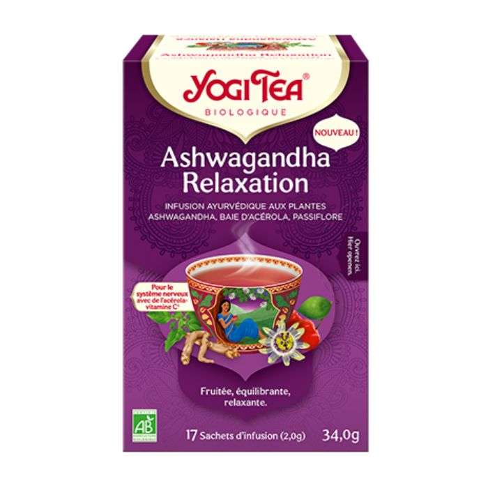 YOGI TEA ASHWAGANDHA RELAXATION 17 SACHETS