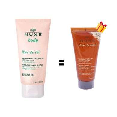 NUXE OFFRE BODY REVE DE THE GOMMAGE 150 ML + HUILE PRODIGIEUSE OR 10ML OFFERTE
