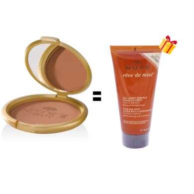 NUXE OFFRE SOINS PRODIGIEUX POUDRE ECLAT PRODIGIEUX 25 g + GEL LAVANT 100 ML OFFERT