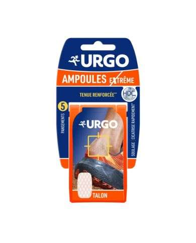 URGO AMPOULE EXTREME 5 PANSEMENTS TALON