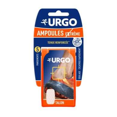 URGO AMPOULE EXTREME 5 PANSEMENTS TALON