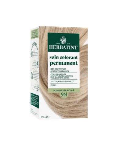 HERBATINT SOIN COLORANT PERMANENT 9N BLOND MIEL 150 ML